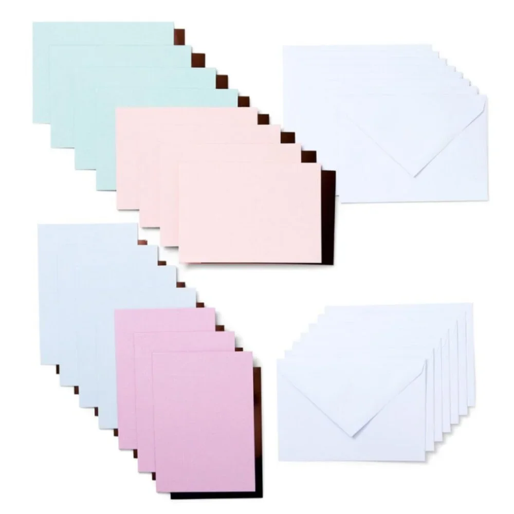 Cricut Joy Insert Cards w/ Envelopes, 2 packs, Macarons Sampler, 4.25